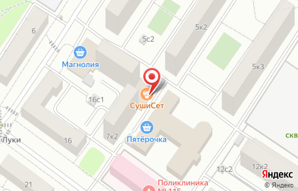 Сеть пекарен-кондитерских Выпекай-ка на улице Академика Бочвара на карте