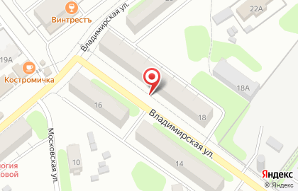 Парикмахерская Glamour на Владимирской улице на карте