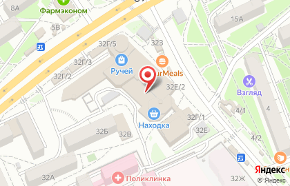 Федеральная торговая сеть магазинов игрушек БЕГЕМОТиК в Свердловском районе на карте