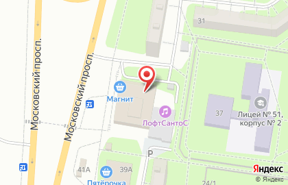 Магазин цветов на Московском проспекте, 39 на карте