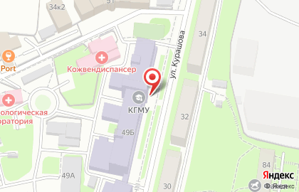 Казанский государственный медицинский университет в Вахитовском районе на карте
