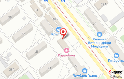 Пекарня Хлебовед на улице 22 Партсъезда на карте