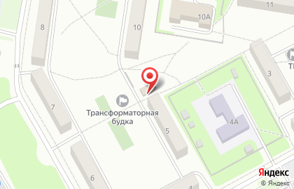 Продуктовый магазин Хуторок на улице микрорайона на карте