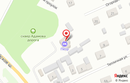 Петр на карте