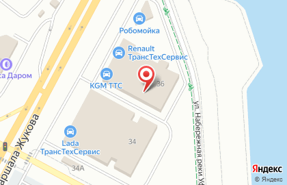 ТрансСервис-У на улице Маршала Жукова на карте