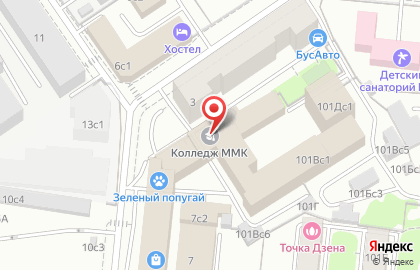 Амадеус в Москве на карте
