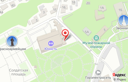 СТО Юность на карте