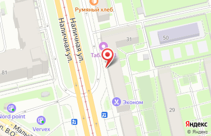 Магазин овощей и фруктов в Василеостровском районе на карте