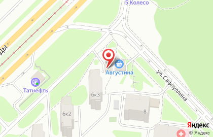Шиномонтажная мастерская в Приволжском районе на карте