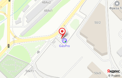 Сеть АГЗС GasPro на Светлановской улице на карте