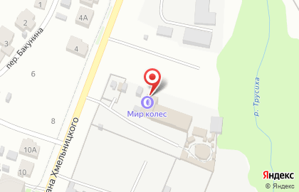 Шинный центр Мир колес на улице Богдана Хмельницкого на карте