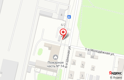 Шиномонтажная мастерская в Октябрьском районе на карте