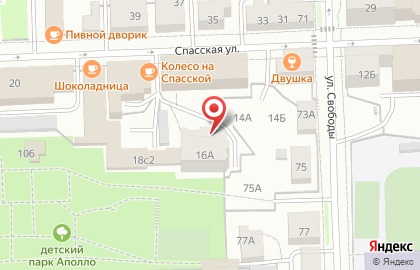 ОАО АКБ Вятка-Банк на Спасской улице на карте