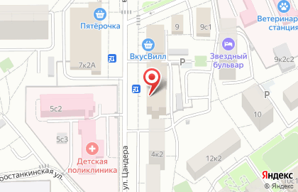 Производственно-торговая фирма Август в Останкинском районе на карте