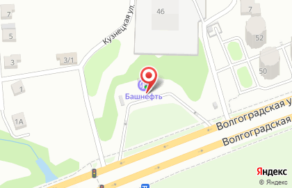 Башнефть-розница на Волгоградской улице на карте