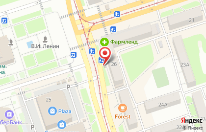 Киоск табачных изделий на проспекте Ленина на карте