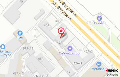 СТК Прогресс на площади Карла Маркса на карте