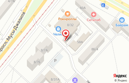 Мясная лавка в Набережных Челнах на карте