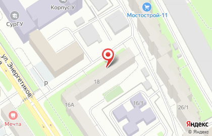 ОмГТУ, Омский государственный технический университет на улице Энергетиков на карте