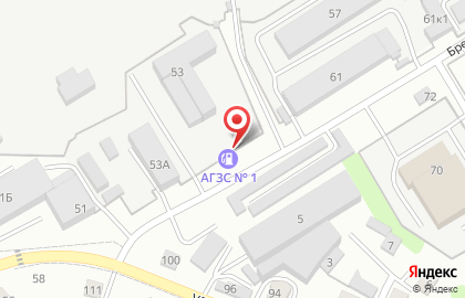 АГЗС №1 на Брестской улице на карте
