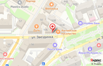 Студия депиляции Candy`s в Нижегородском районе на карте