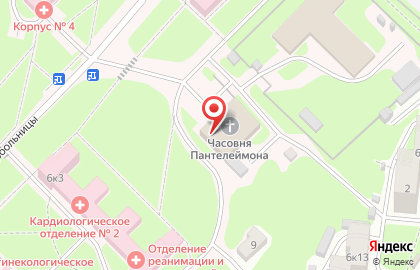 Часовня во имя святого Великомученика Пантелеймона целителя на карте