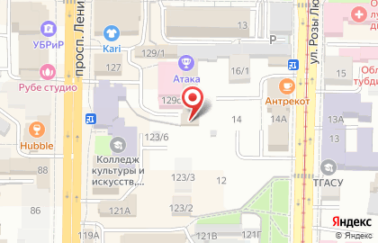 Магазин страйкбольных товаров и военной экипировки Атака на карте