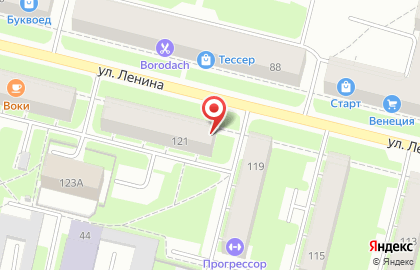Салон оптики Сияние на улице Ленина на карте