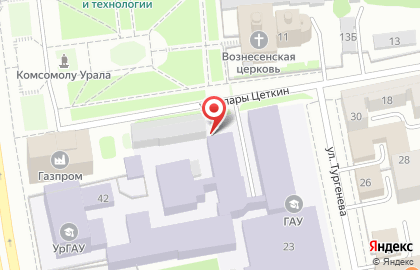 Восточный Экспресс Банк на улице Клары Цеткин на карте