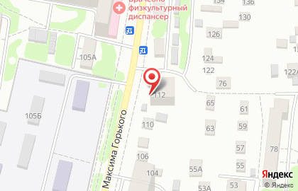 Банкомат МИнБанк на улице Максима Горького на карте