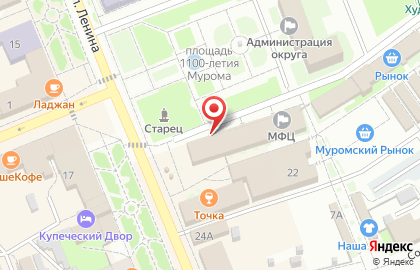 Управление культуры администрации округа Муром на карте