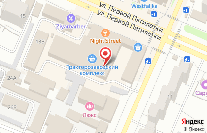 Ювелиръ в Тракторозаводском районе на карте