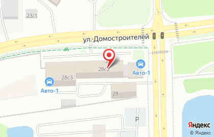 Банкомат Банк ВТБ 24 на улице Домостроителей, 28 стр 2 на карте