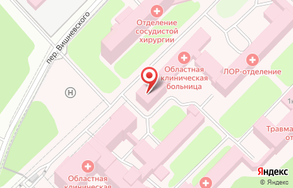 Столовая Визит на улице Вишневского на карте