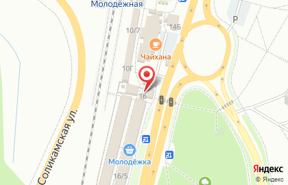 Магазин фруктов и овощей в Орджоникидзевском районе на карте
