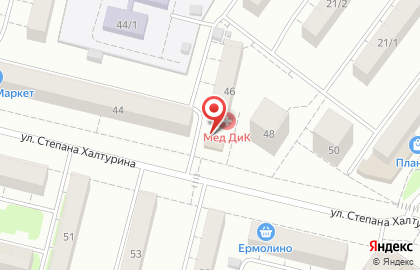 Пекарня Лисичкин хлеб на улице Степана Халтурина на карте