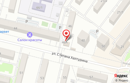 Магазин мясной продукции Умкк на улице Степана Халтурина на карте