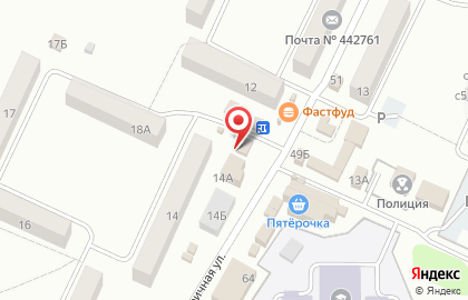 Магазин одежды Катюша на Фабричной улице на карте