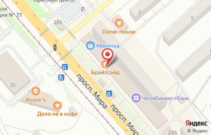 Магазин Зоомаркет в Челябинске на карте