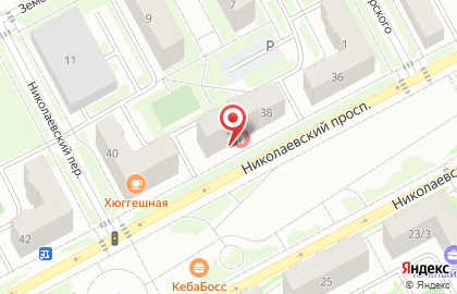 Магазин мяса Буренка на карте
