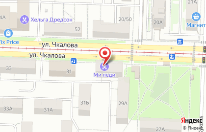 Цветочный салон Белая роза в Ленинском районе на карте