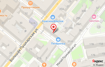 Компания Медтехника здоровья на Большой Пушкарской улице на карте