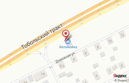 Автокомплекс на Дорожной на карте