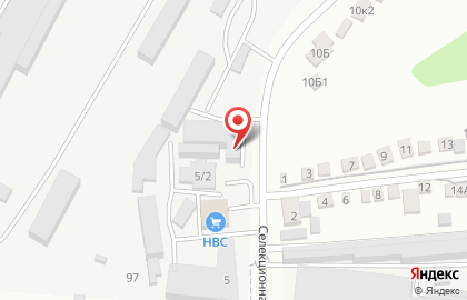 Строительная компания Водострой на Селекционной улице на карте