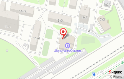 Шиномонтаж в Москве на карте