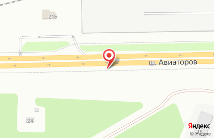 Билборды (6х3 м) от РА Экспресс-Сити на шоссе Авиаторов на карте