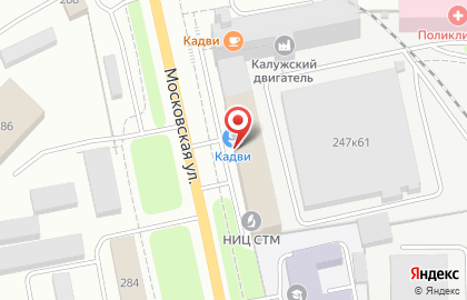 Торгово-сервисный центр Кадви на Московской улице на карте