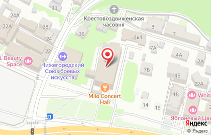 Клуб MILO CONCERT HALL в Нижегородском районе на карте