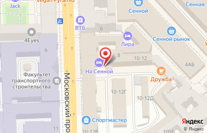 Киоск по продаже свежей выпечки из тандыра на Московском проспекте на карте