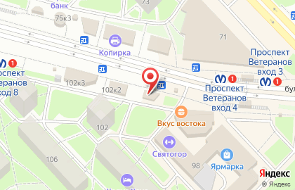 Пекарня Хлебная усадьба на бульваре Новаторов, 102 к 1 на карте